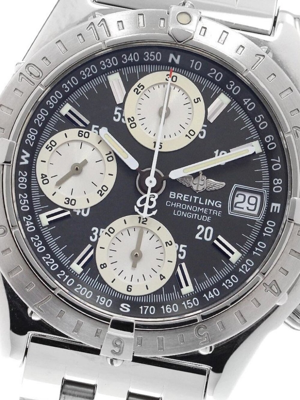 BREITLING Chronomat Longitude A20348 gray Dial Automatic Men's Watch_906801